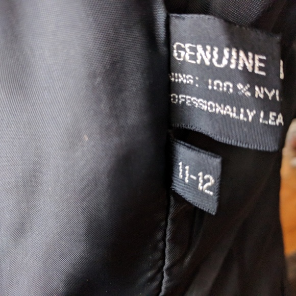 Ladies 80-90's Vintage Leather Jacket - Picture 4 of 5